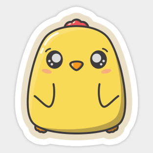 Cute Baby Chick Sticker